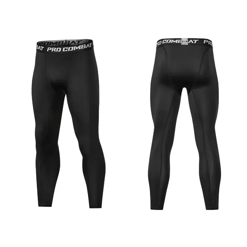 Men's Compression Leggings For Cool Dry Sports And Fitness
