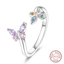 Adjustable Ring Sterling Silver Mermaid