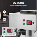 SucceBuy Cups Commercial Drip Coffee Maker Coffee Maker Machine