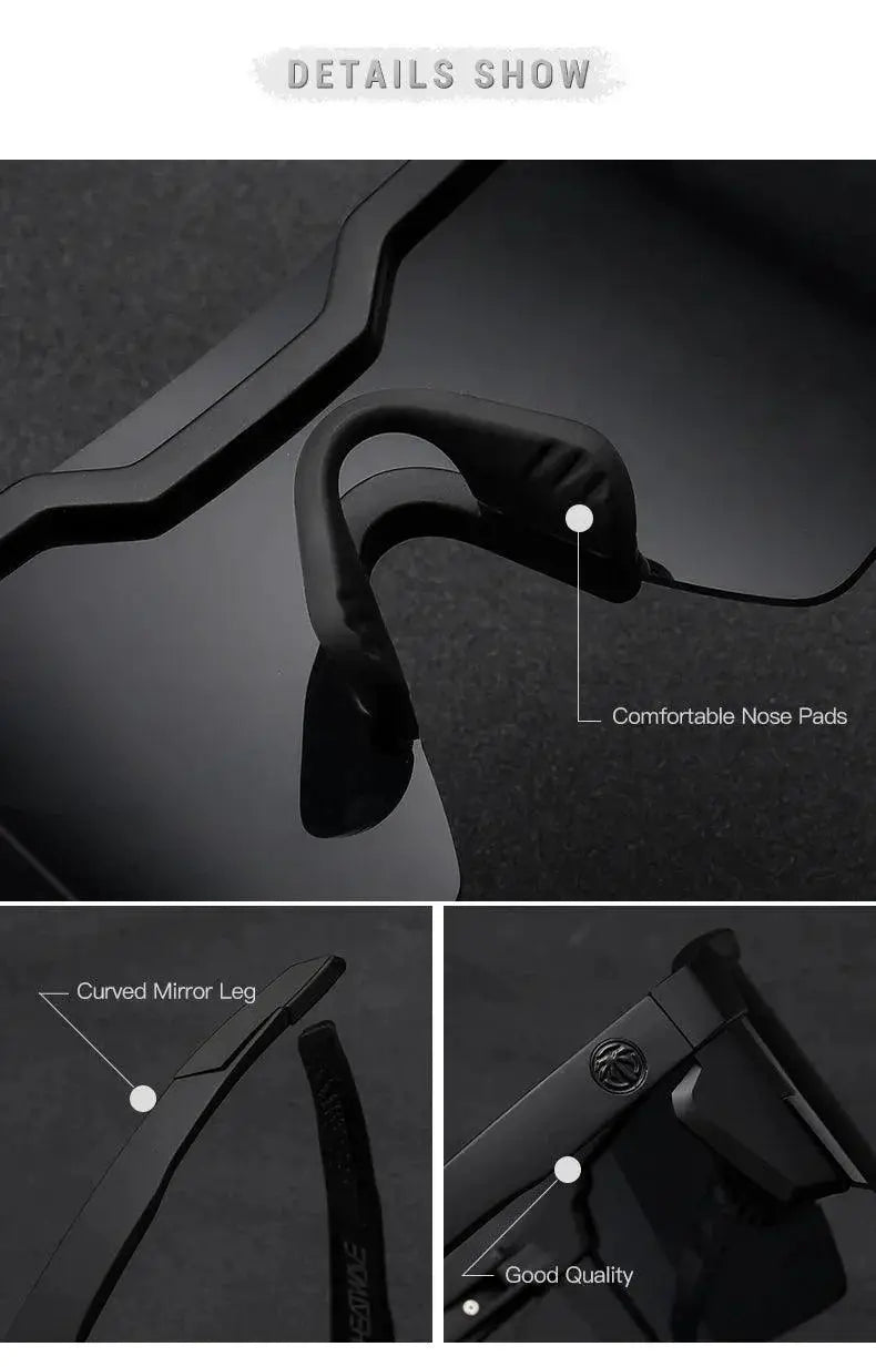 Luxury UV400 Polarized Square Sunglasses For Men And Women