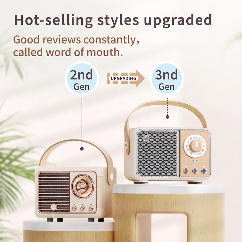 Bluetooth FM Radio Audio Speaker