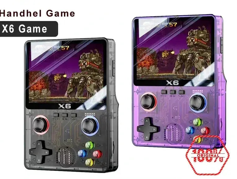 New X6 Handheld Game Console Retro 3.5 Inch IPS Screen