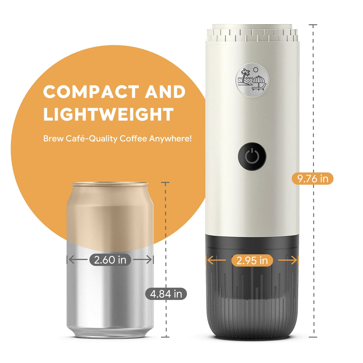 Portable Espresso Coffee Machine With Self-heating Capsule Coffee — product view 2
