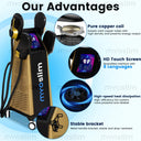 EMS Body Sculpting MYOslim Machine 6500W Sculpt Muscle Stimulation Abdominal Lift Hips Pad Fat Slimming Weight Loss Equipment