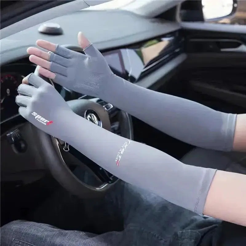 UV Solar Arm Sleeves Unisex For Cycling Sun Protection