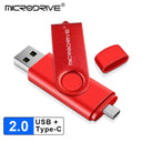 High-Speed 128GB 2-in-1 Type-C USB Flash Drive for All Devices