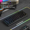 Mini Gaming Keyboard - Rgb Backlit Space Saver