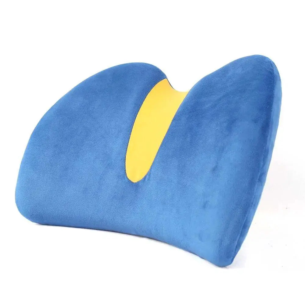 Memory Foam Lumbar Pillow and Cooling Gel Seat Cushion