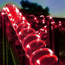 1pc Solar LED String Light 50LED Tube Rope Lights Outdoor