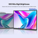 ZEUSLAP 16" Touch Screen Portable Monitor 100%sRGB 1200P IPS Travel Display for Steam Deck Laptop Switch PS4 PS5 Xbox