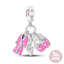 Sterling Silver Heels Lipstick Camera