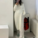 Warm Knit Dress for Women Travel Ready