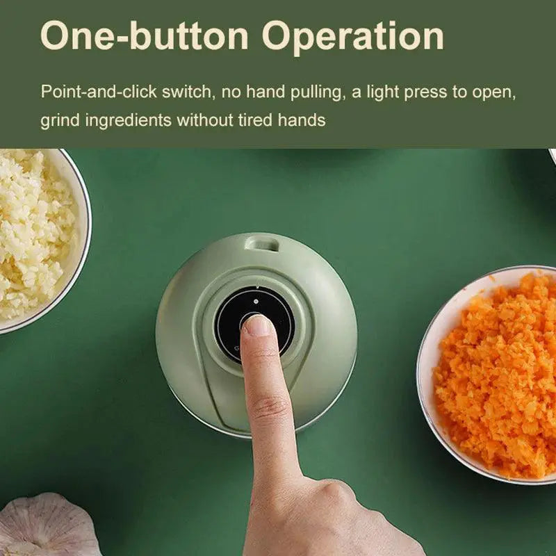 Mini Electric Garlic Chopper USB Powered Meat Grinder