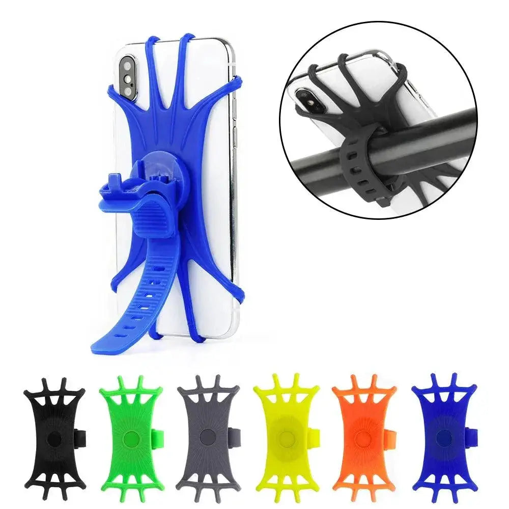 Silicone Universal Phone Holder For Bikes 360 Degree Mount