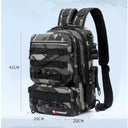Versatile Camouflage Fishing Backpack Large Capacity Tackle Bag