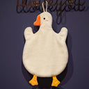 Cartoon Goose Hand Towel Kitchen Bathroom Toilet Quick Drying