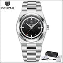 Benyar Stainless Calendar Watch