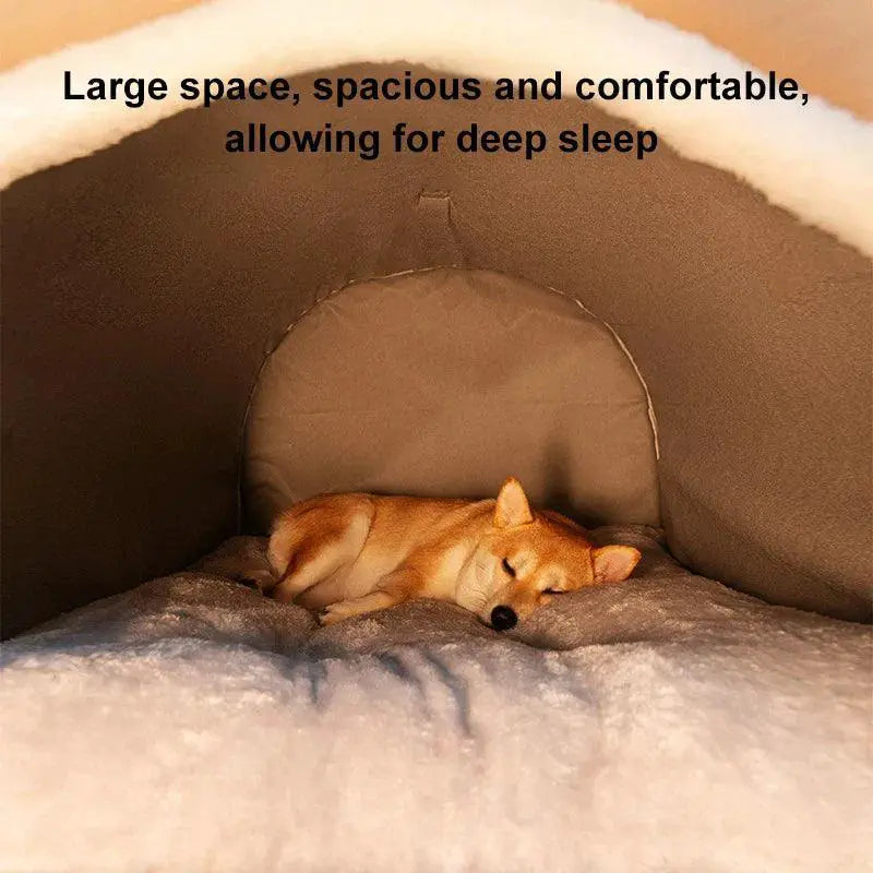 Big Dog Winter Kennel Cozy Bed For Medium Large Dogs