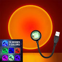 USB LED Sunset Lamp Night Light Projector for Decor Magic