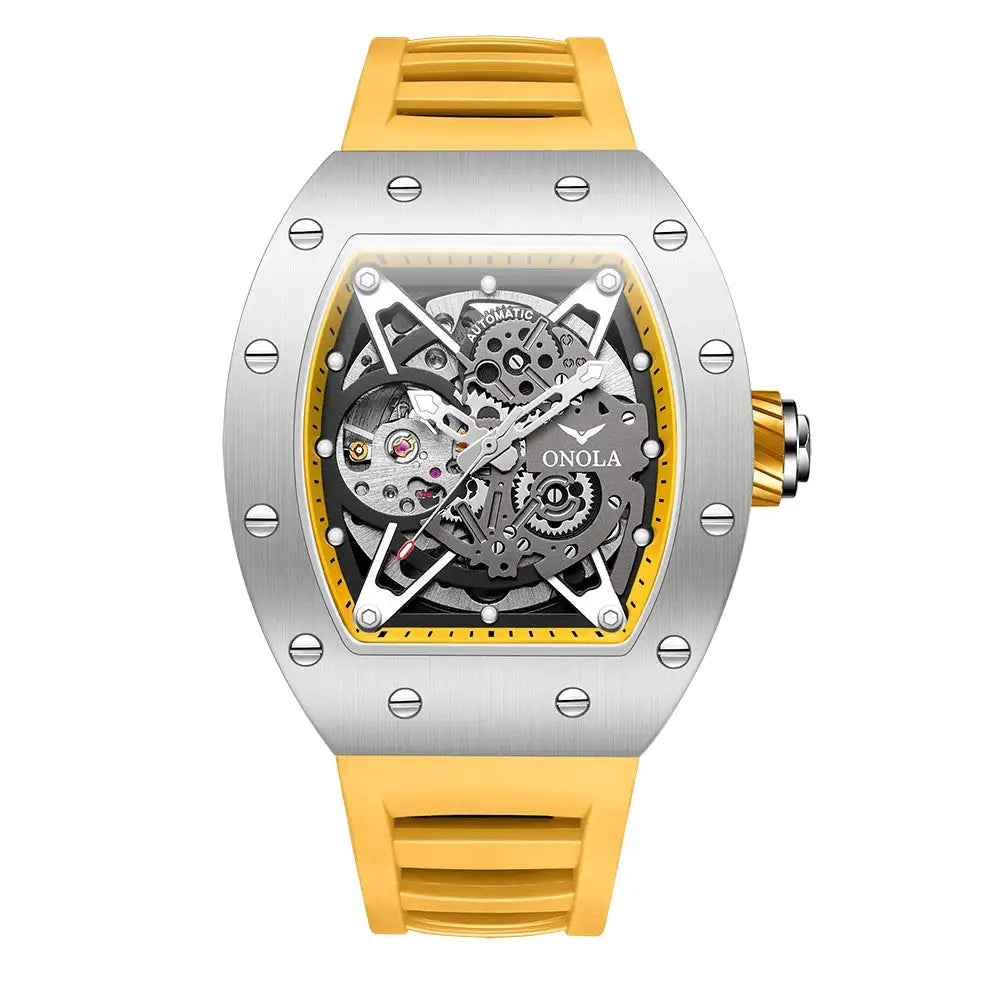 Luxury Men Tonneau Mechanical Watch — product image 12