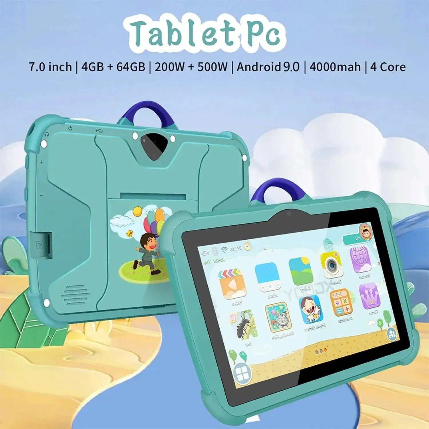 C8 Kids Learning Tablet 7 Inch Touchscreen 5G WiFi