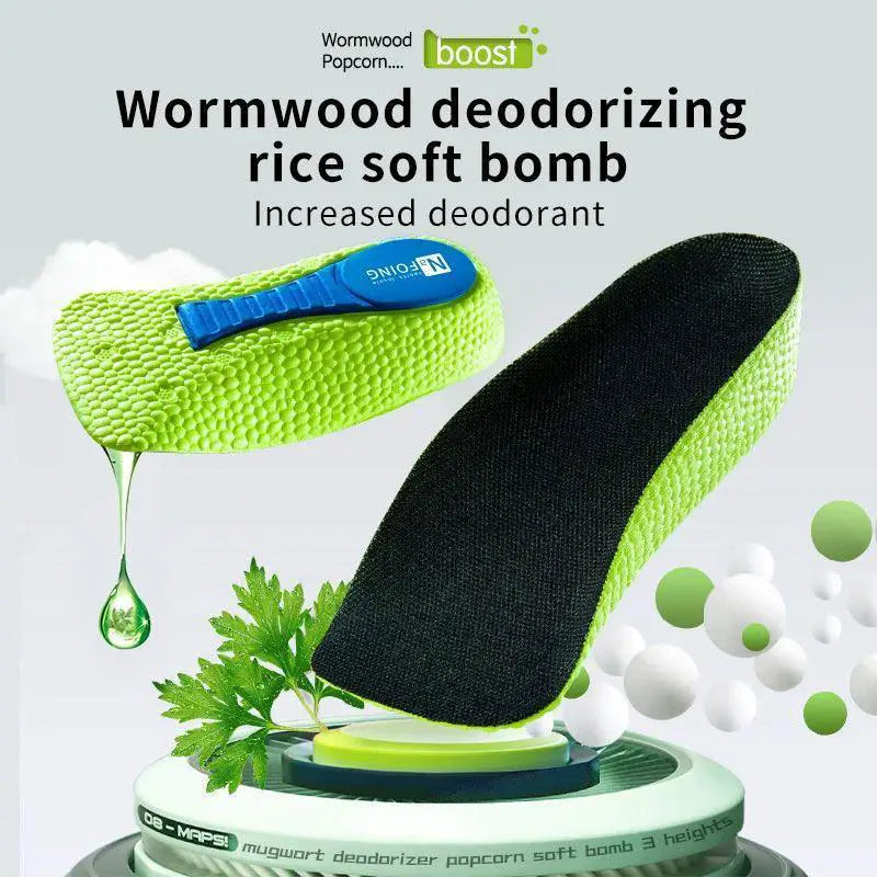 Height Enhancing Arch Support Insoles for Comfort Boost