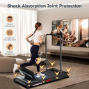 Under Desk Foldable Treadmill 3 In 1 Walking Pad Bluetooth Remote
