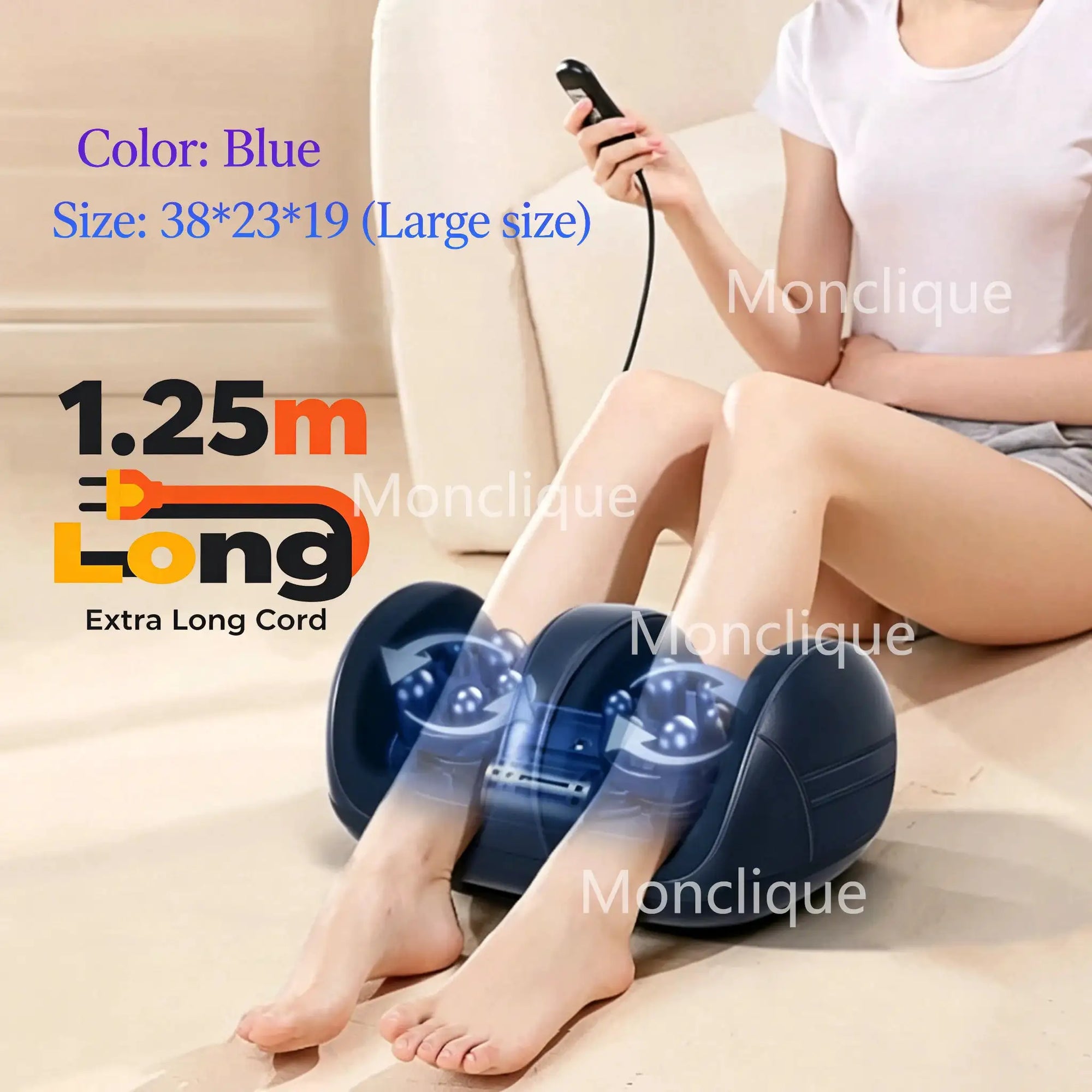 Super 3D Roller Electric Foot Massager Heating Vibration Massager Squeeze Kneading Plantar Legs Relaxation Muscles Anti-fatigue