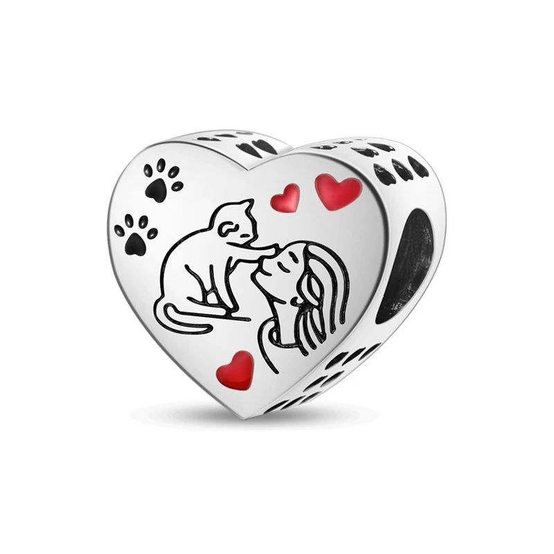 Silver Plated Charm Pet Unicorn