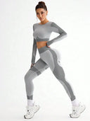 Breathable Seamless Yoga Set Women Quick Dry