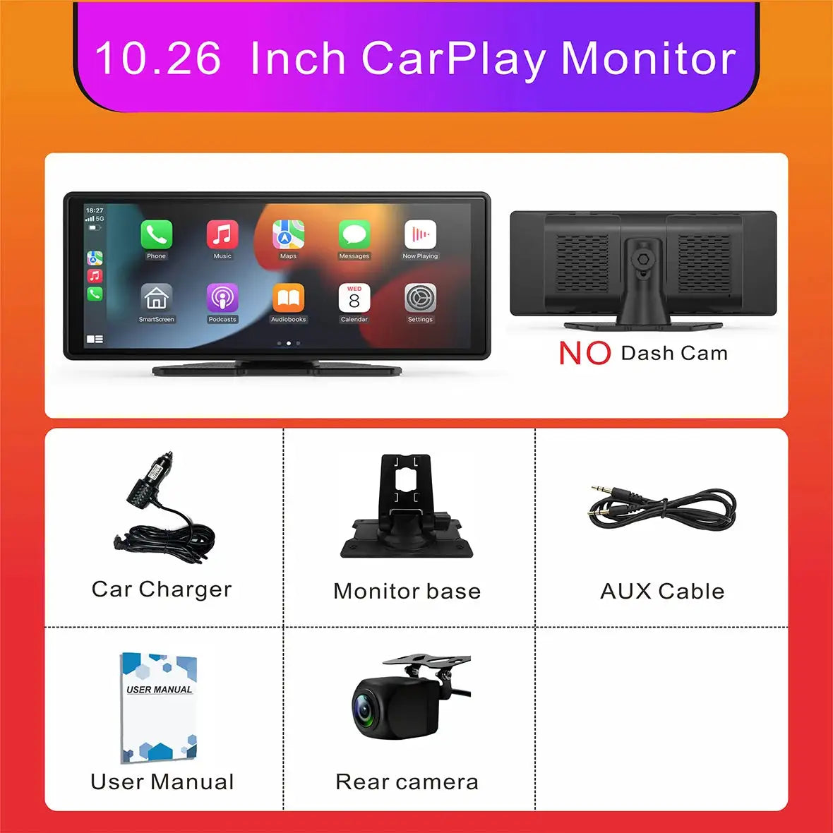 Mini Carplay Screen - Quick Wireless Media Sync -  product image