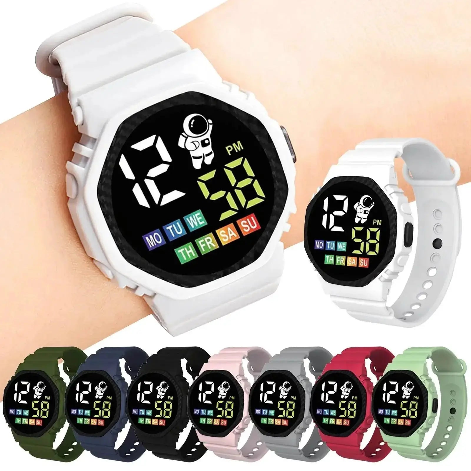 Kids Waterproof Sports Watch With Power Saving Mode