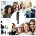 Compact Selfie Stick Tripod - 360 Degree Swivel