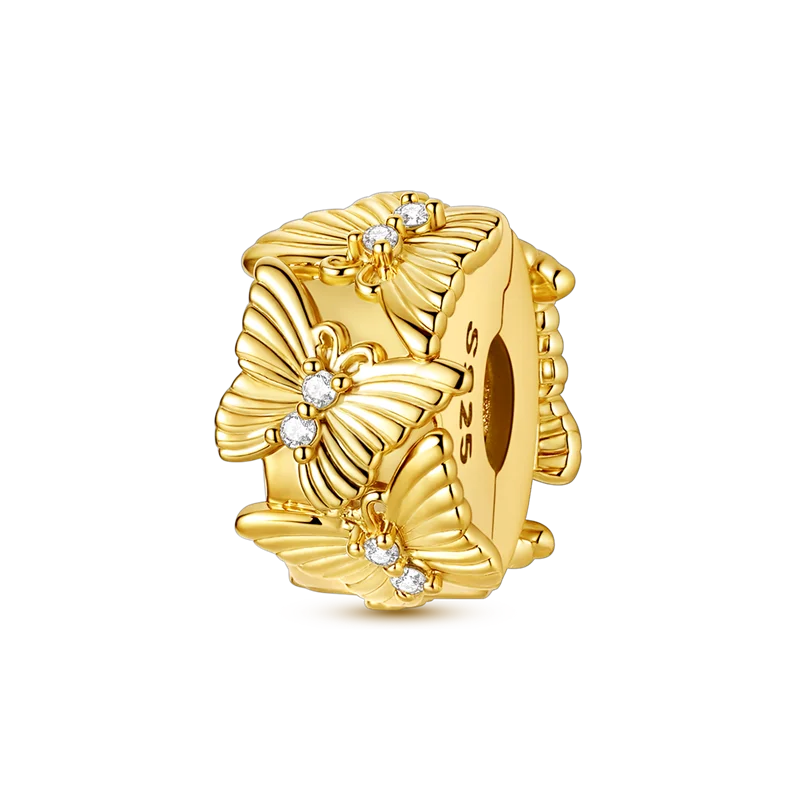 Gold Series Charm Bead Sterling