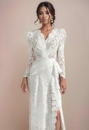 Chic V-Neck Lace Dress for Elegant Summer Spring Style