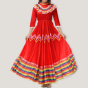 Mexican Celebration Pleated Dance Dress