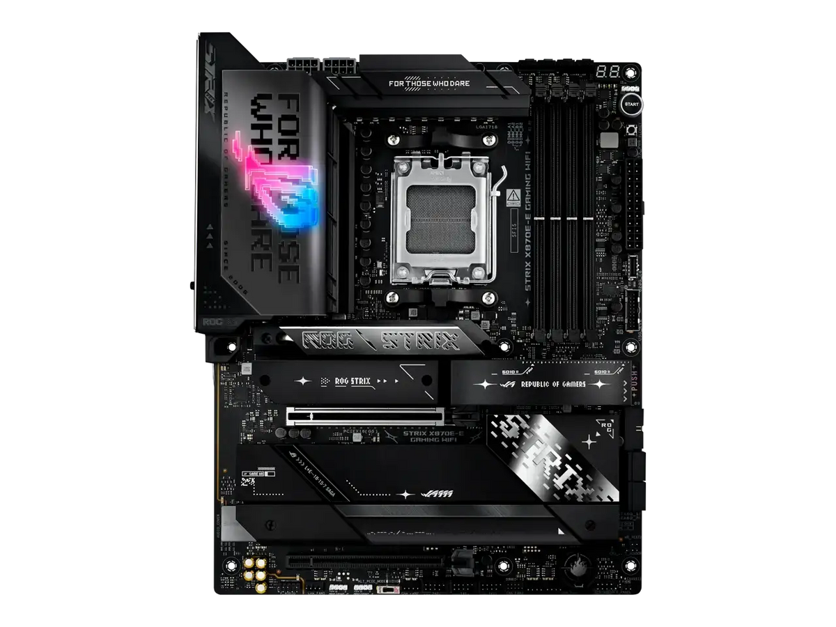 ASUS ROG STRIX GAMING WIFI AMD ATX motherboard power — product view 3