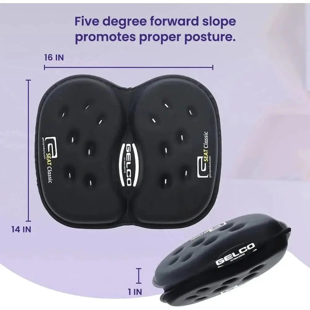Premium Gel Foam Seat Cushion For Car Office Airplane Travel