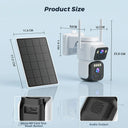 Solar Outdoor Security Camera for Homes