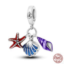 Real Sterling Silver Colorful Butterfly