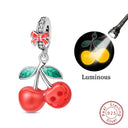 Halloween Charm Sterling Silver Luminous