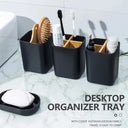 Eco-Friendly Bamboo Toothbrush Organizer For Stylish Storage
