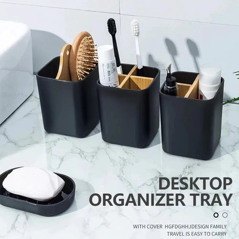 Eco Friendly Bamboo Toothbrush Organizer For Stylish Storage