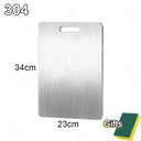 Thickened Stainless Steel Cutting Board Titanium Steel Antibacterial 316