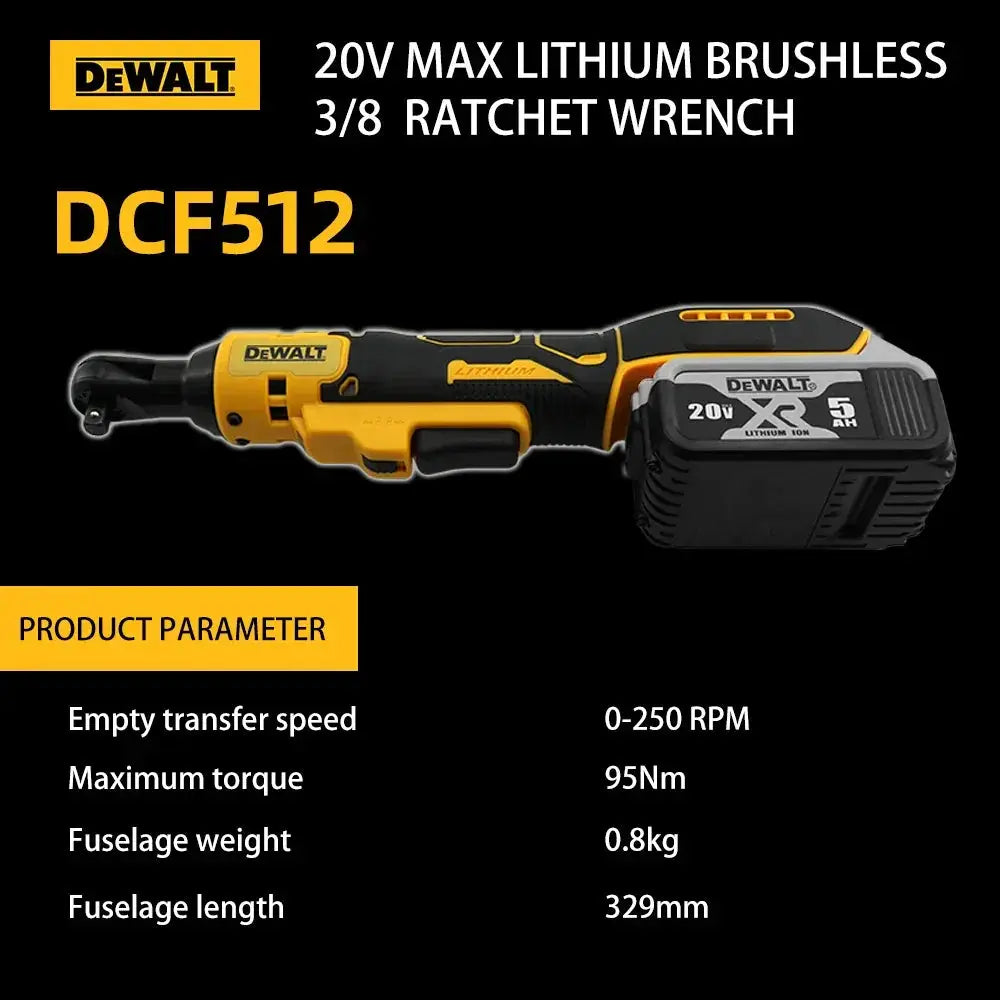 DCF512 Cordless Electric Ratchet Wrench High Torque Tool
