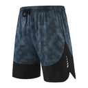Men's Quick Dry Camouflage Workout Shorts for Summer Fitness