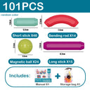 Magnetic Magnet Stick Rod Building Blocks Set for Kids Fun