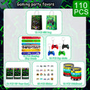 Gamer Party Favors Set Including