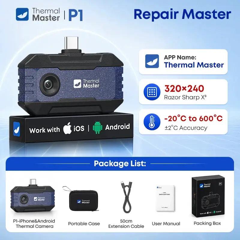 Thermal Imaging Camera for iPhone and Android Cell Phone ℃ — product view 12
