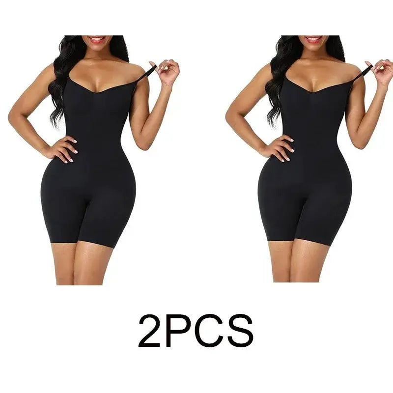 Seamless 2PCS Bodysuit Shapewear for Women Silhouette